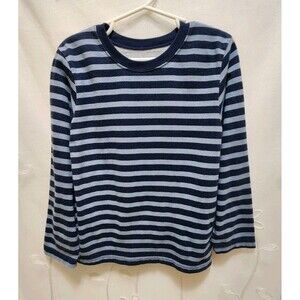 Garanimals Girls 5T Navy Blue Shirt Long Sleeve Striped Classic Nautical Kids